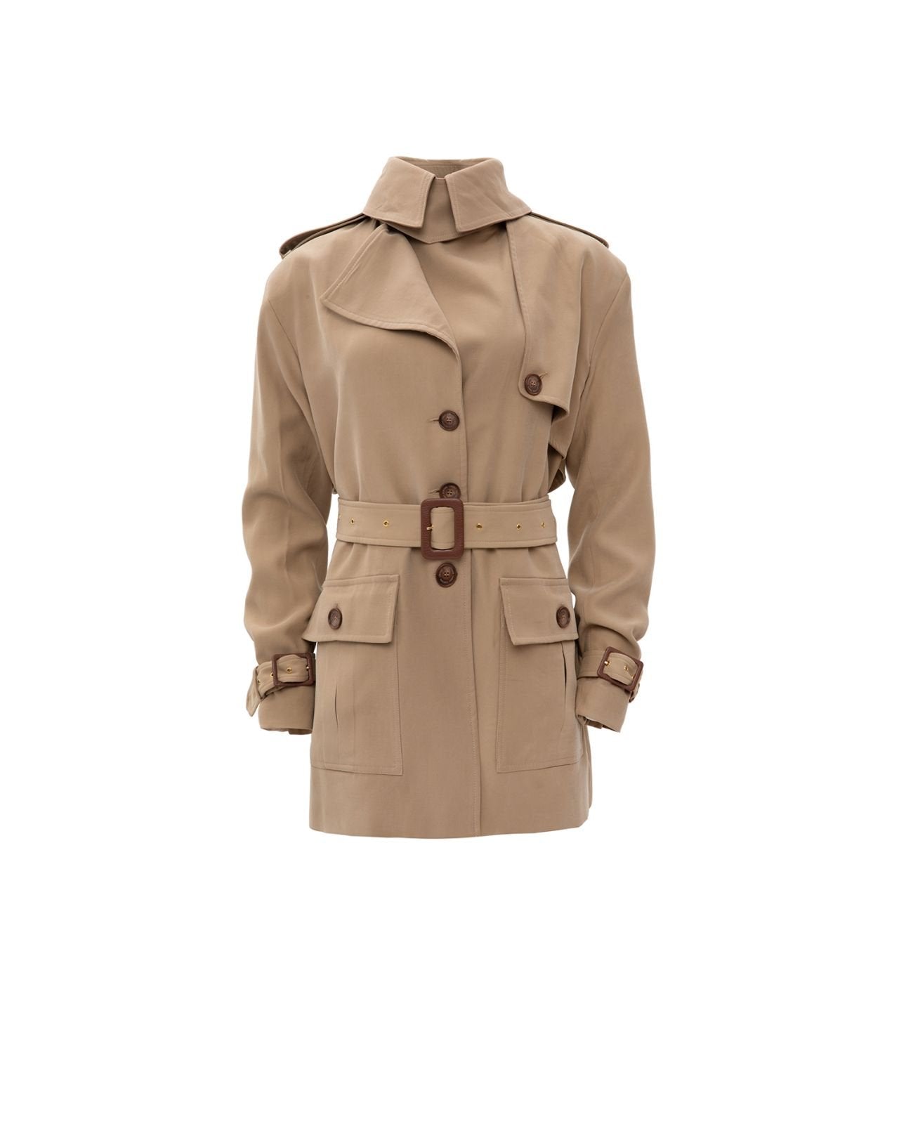 BEIGE TRENCH JACKET