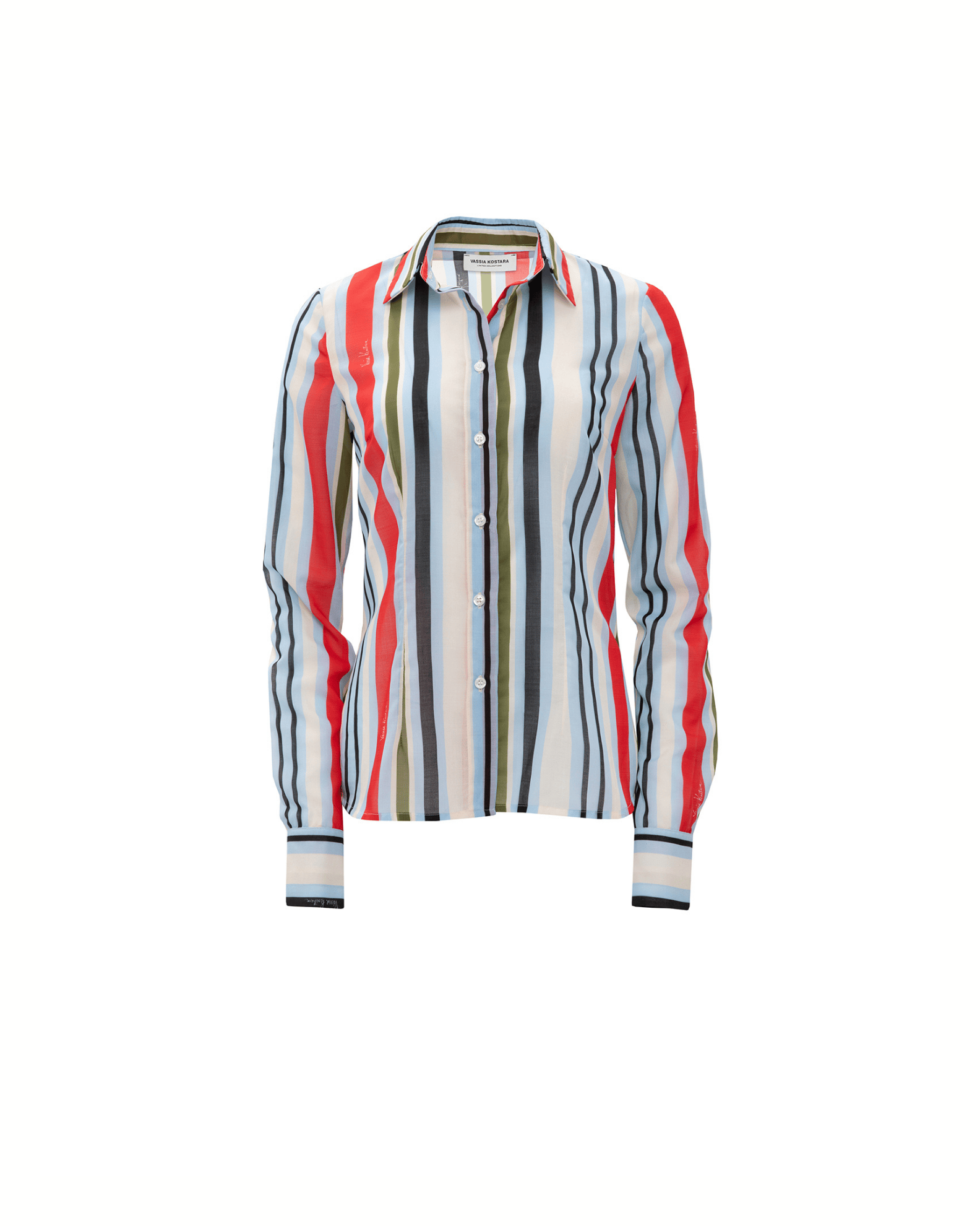 STRIPED SLIM-FIT SHIRT