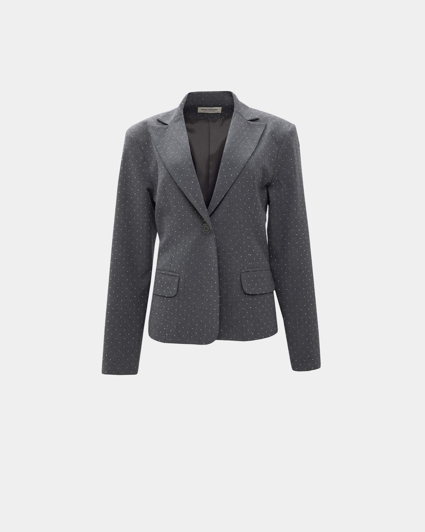 GREY SPARKLE BLAZER
