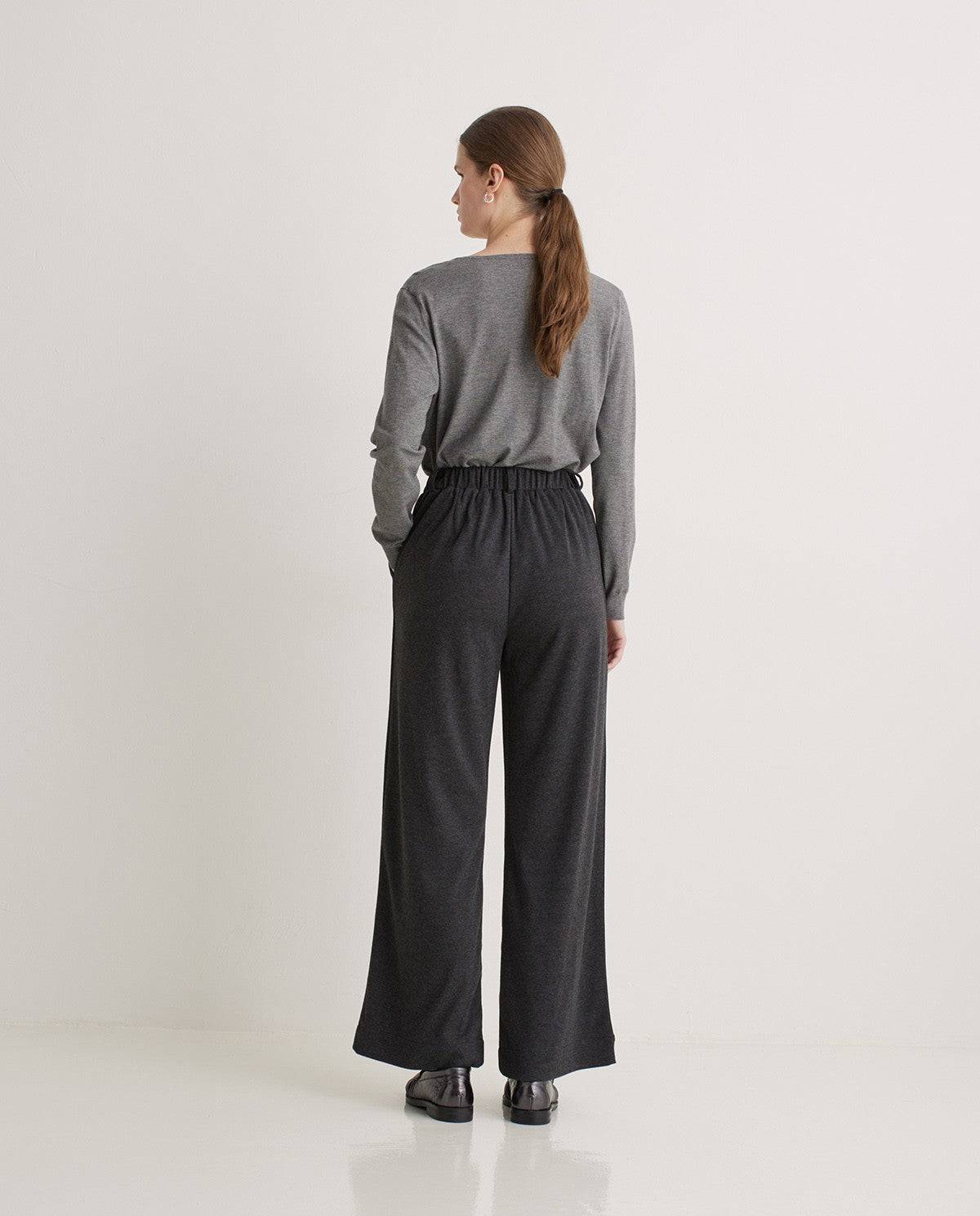 43410 - Wide Knit Trousers