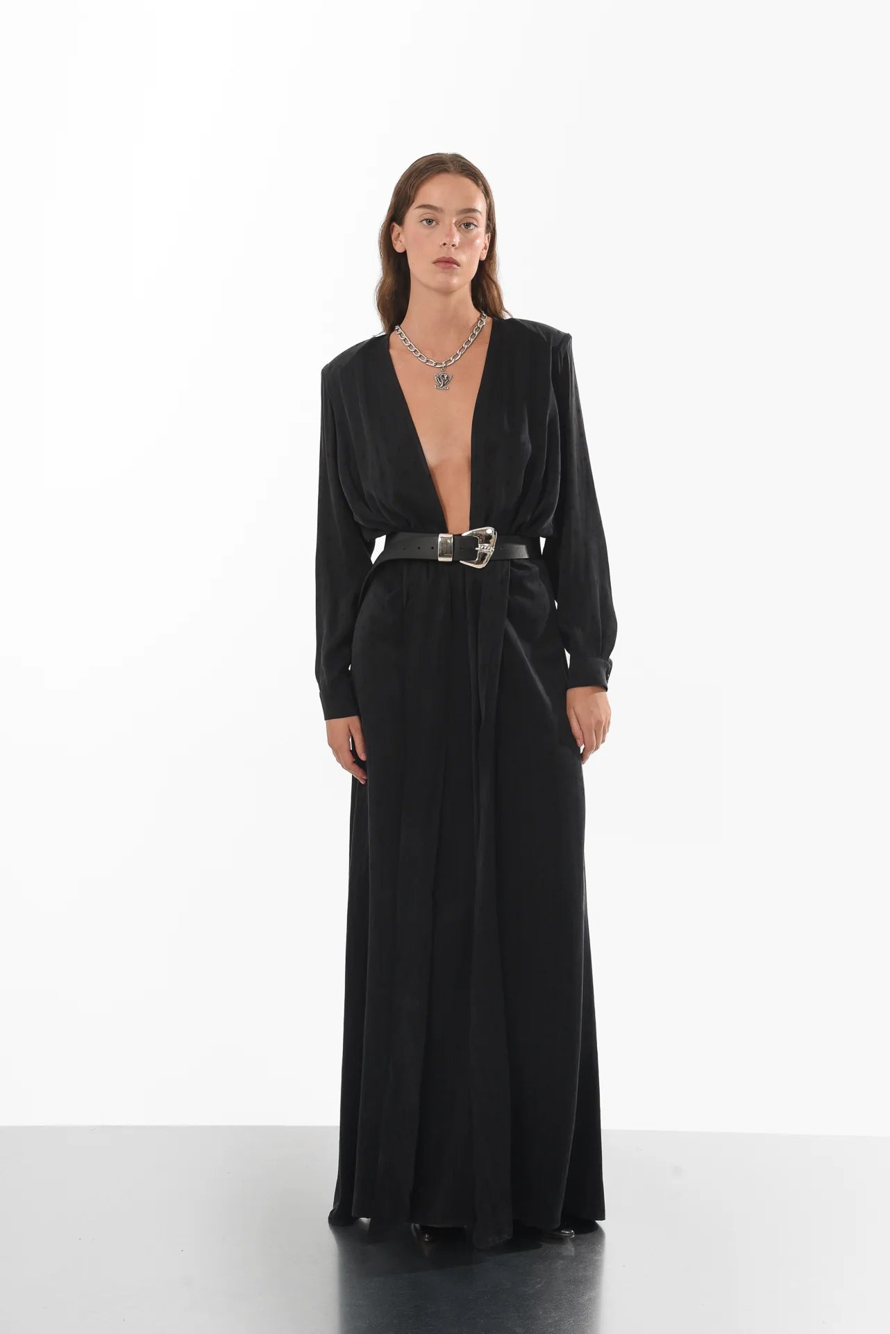 Arpyes Koi Dress Black