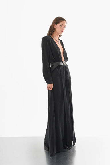 Arpyes Koi Dress Black