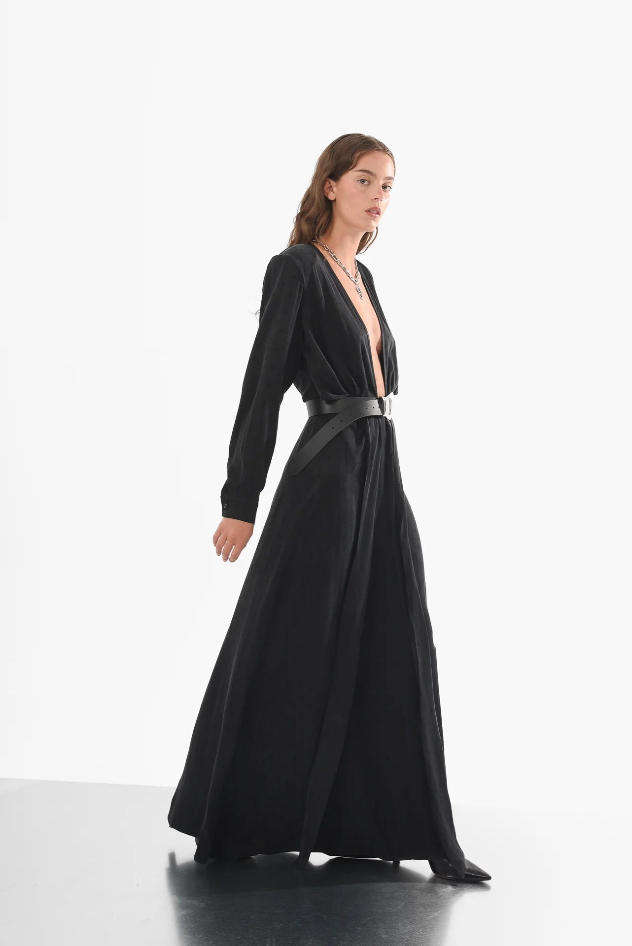 Arpyes Koi Dress Black