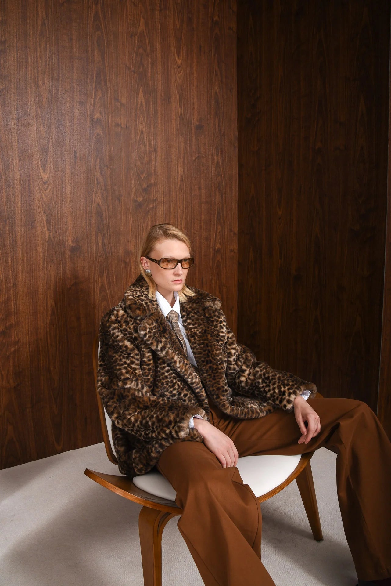 IT'S COMPLICATED FAUX FUR LEOPARD