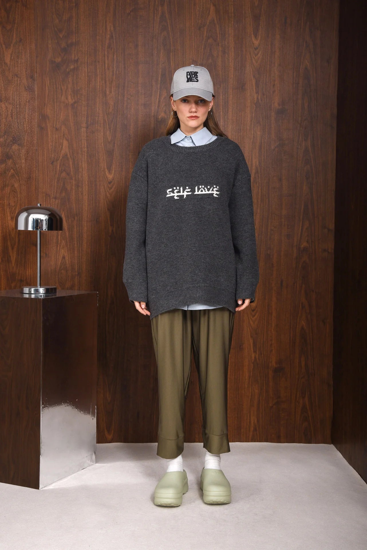 SELF LOVE PULLOVER GREY