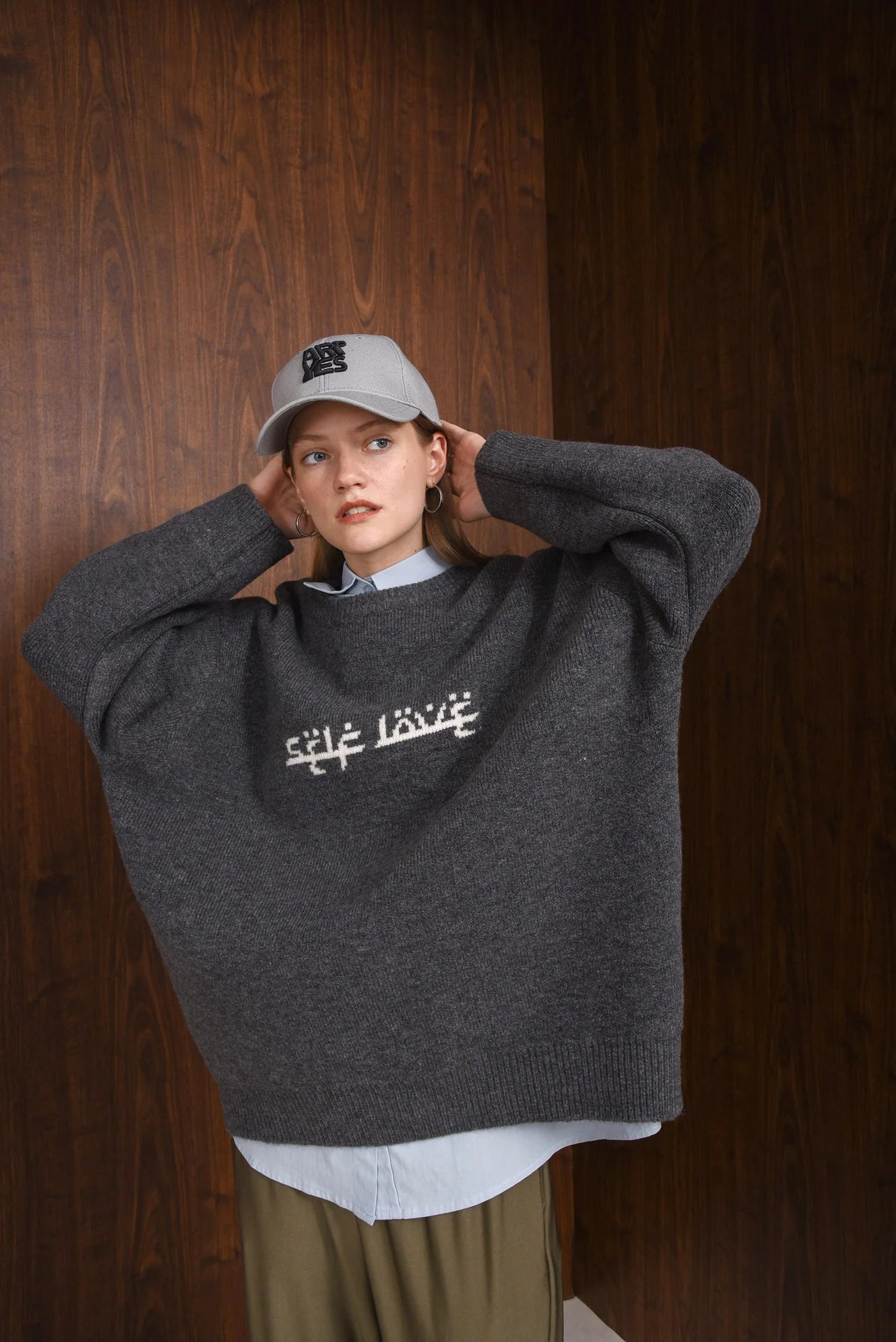 SELF LOVE PULLOVER GREY