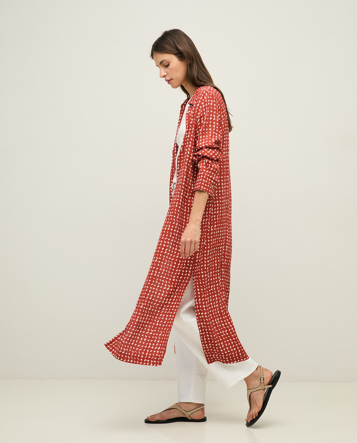 44829 - PRINT SHIRT DRESS