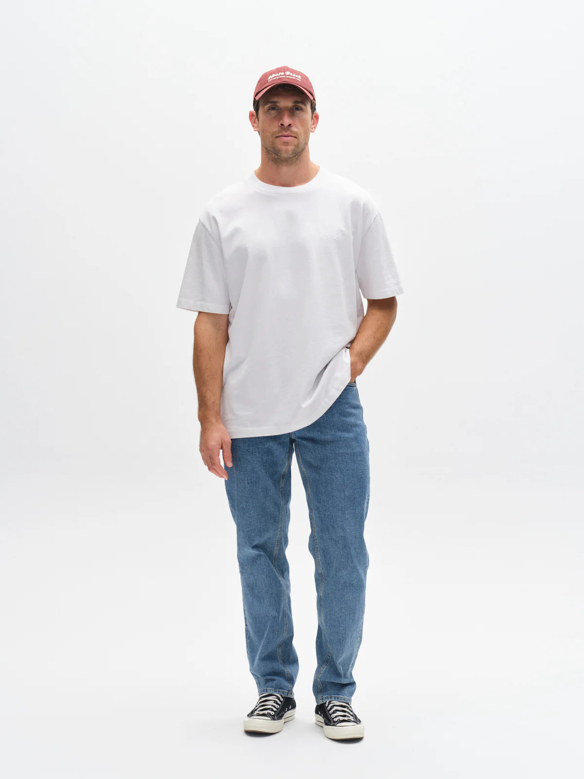 GABnigel Wix Boxy Hour SS - White