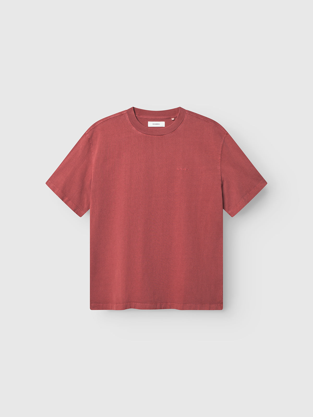 GABnigel Wix Boxy Hour SS - Red Russet