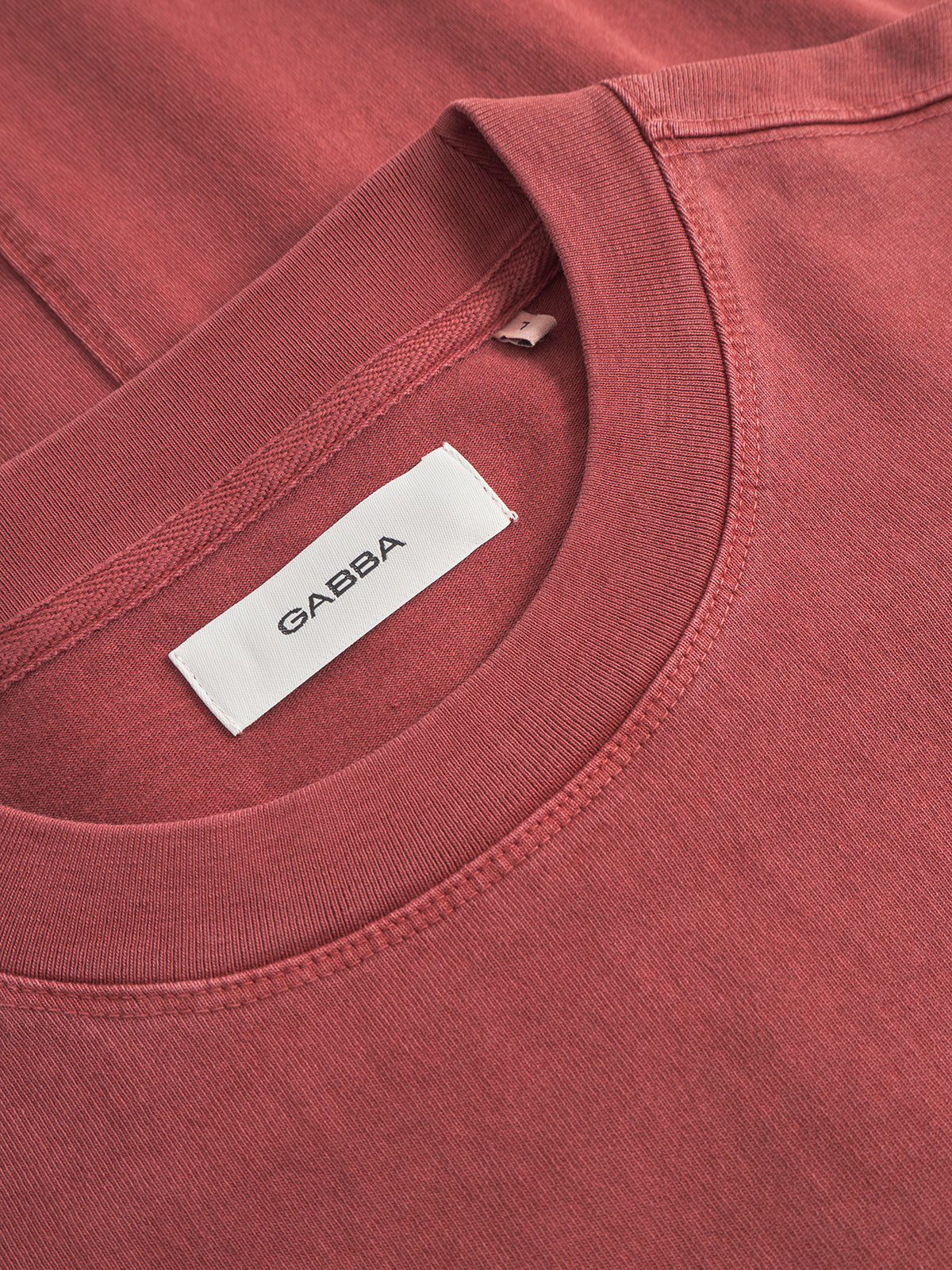 GABnigel Wix Boxy Hour SS - Red Russet