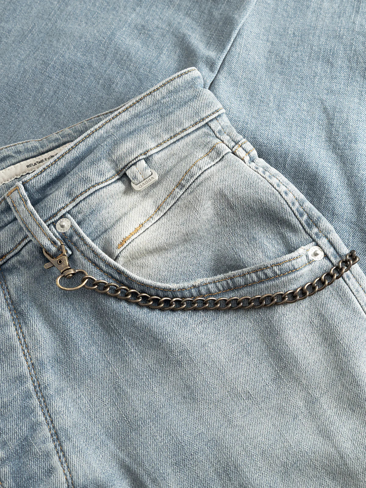 GABalex Cros Cropped Lt. Blue Denim