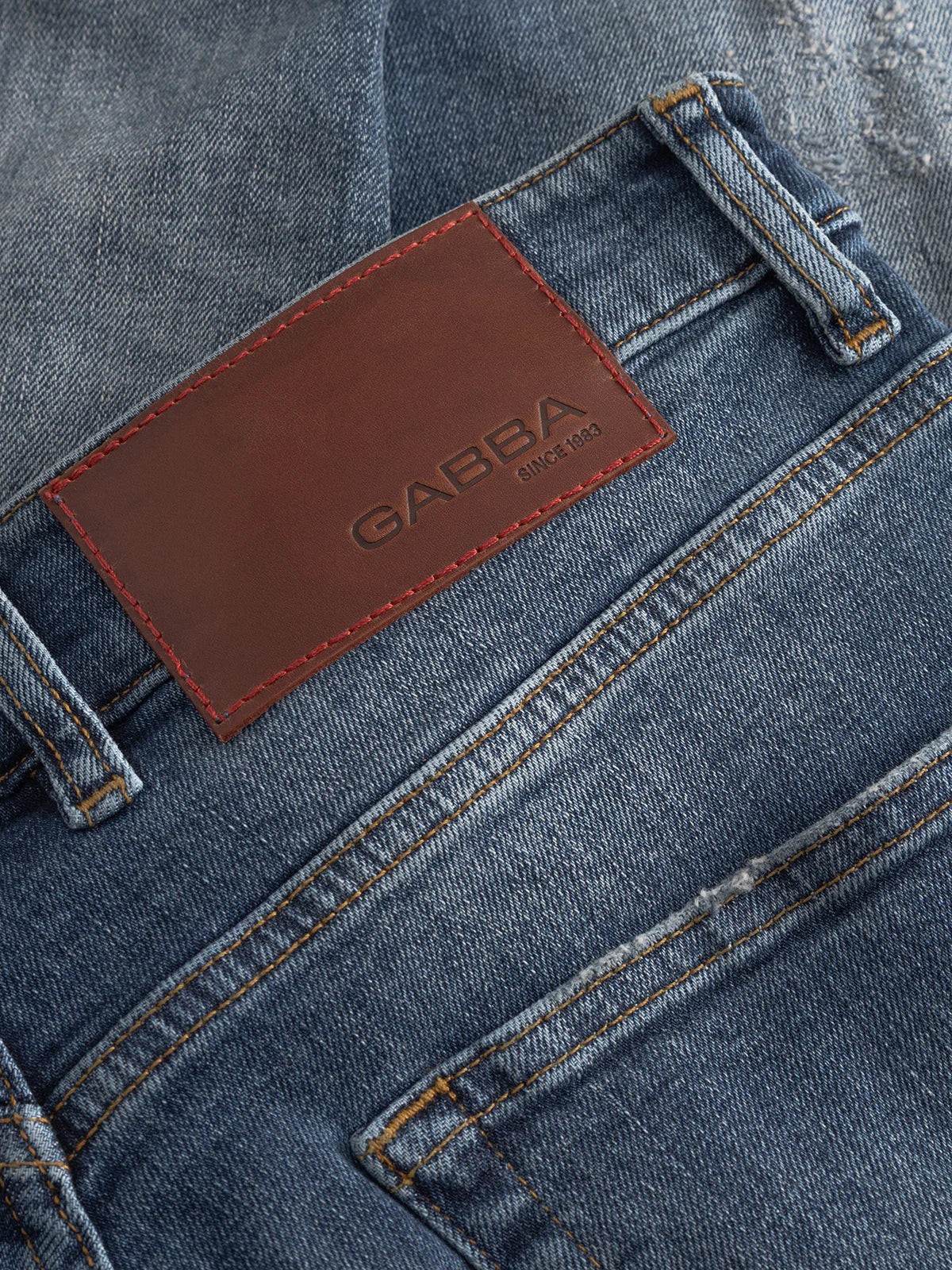 GABalex Cros Cropped - Mid Blue Denim