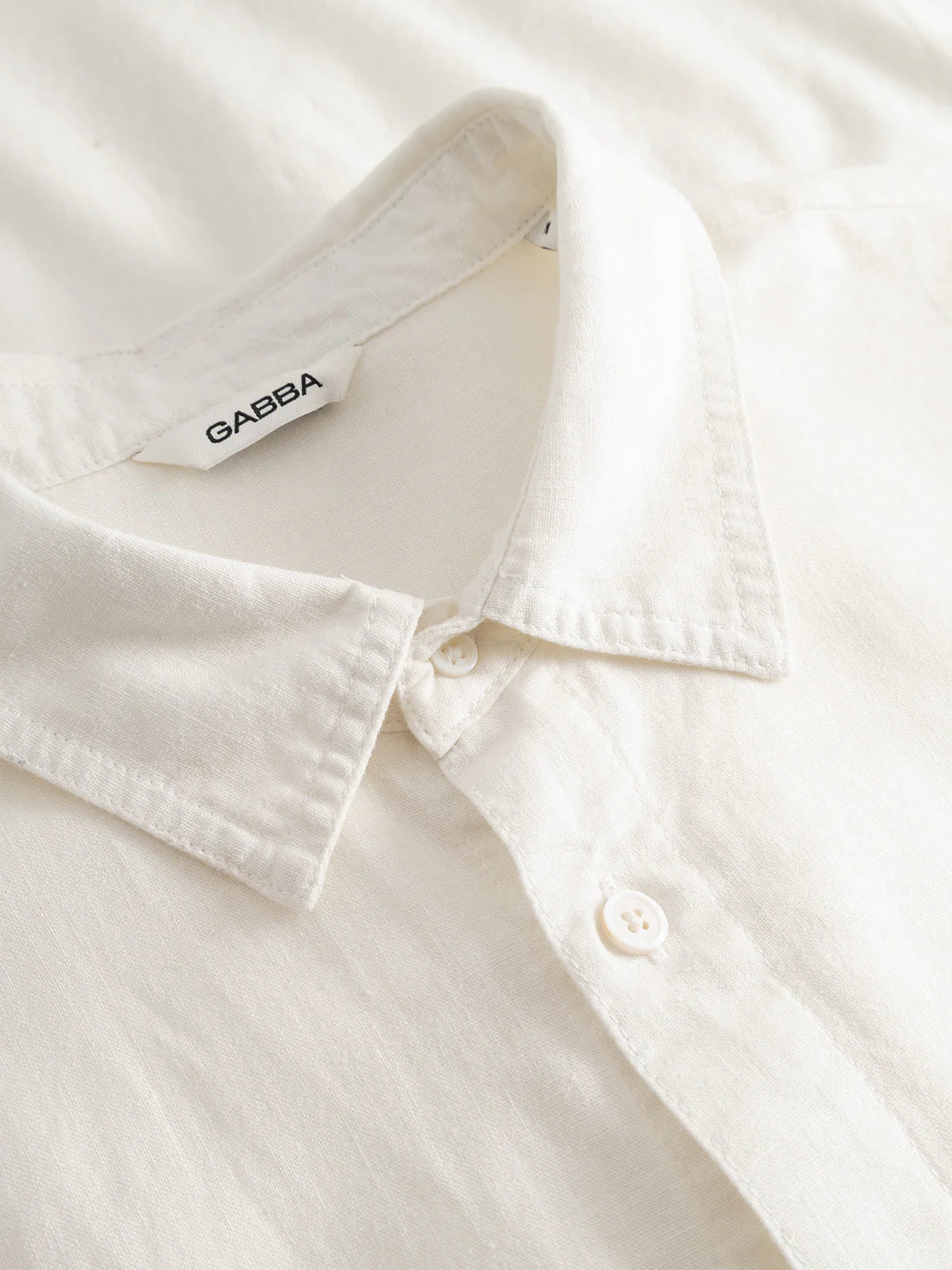 GABsven Reg Lins LS Shirt - Off White