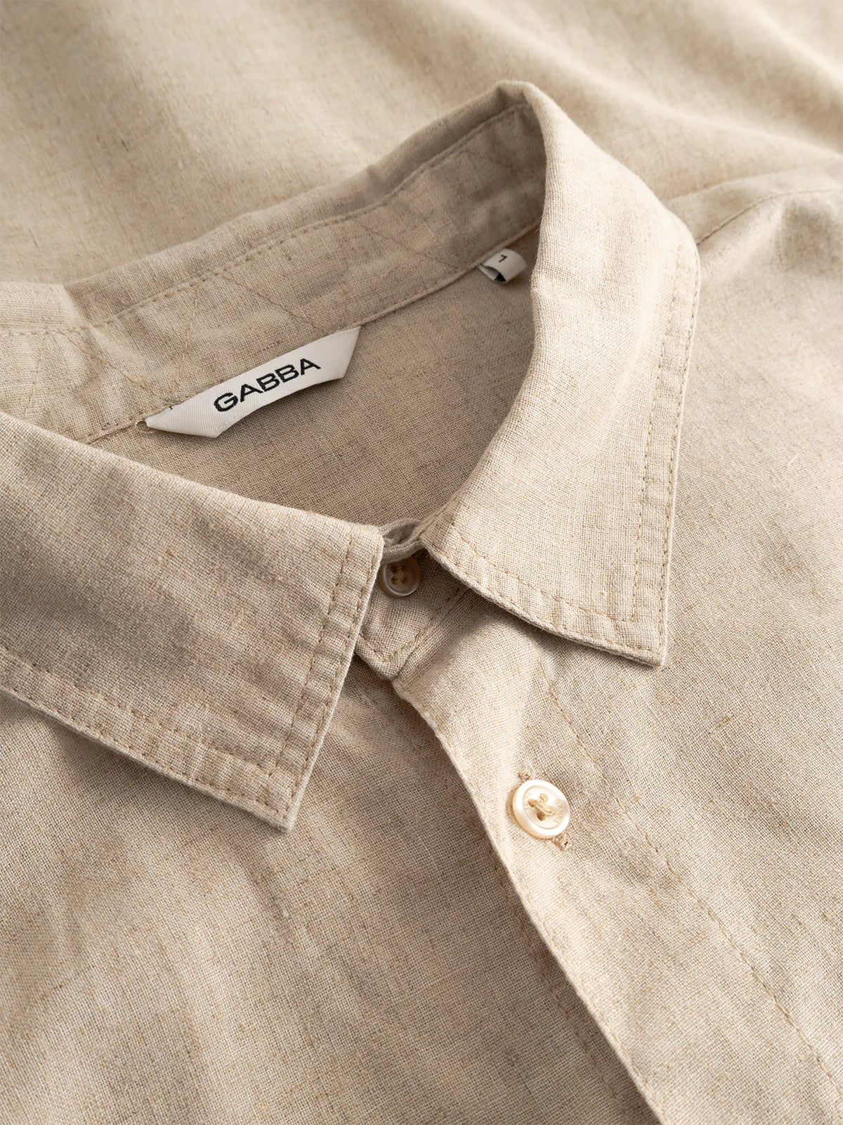 GABsven Reg Lins LS Shirt - Sand