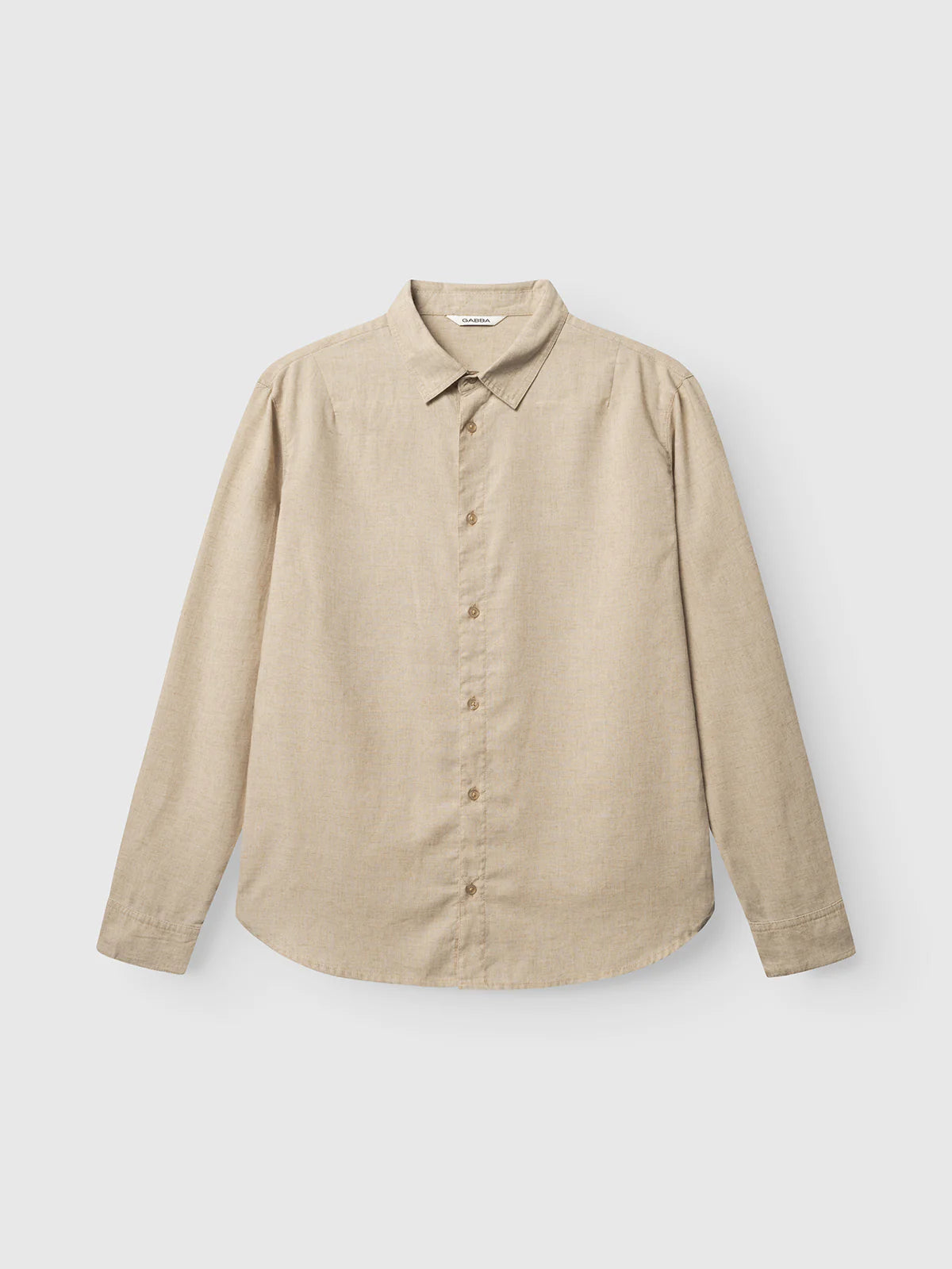 GABsven Reg Lins LS Shirt - Sand