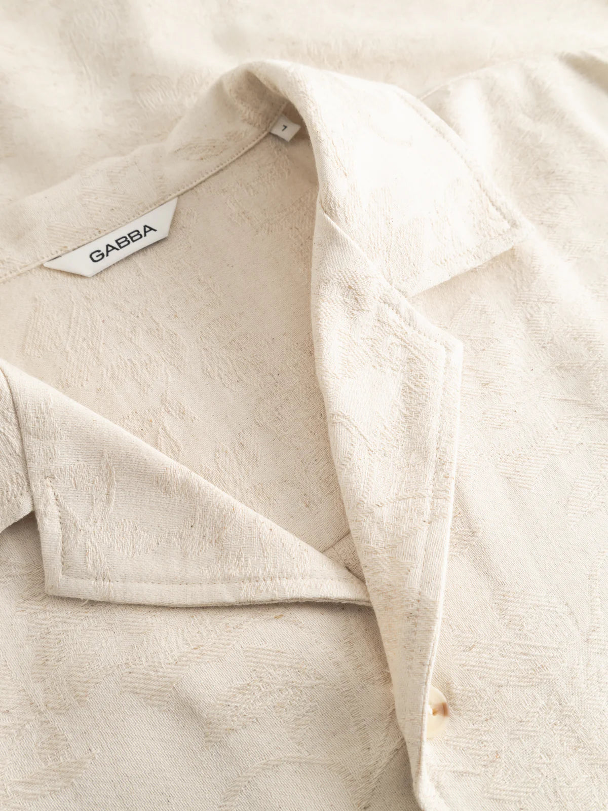 GABjens Over Resort Soft SS Shirt - Ecru