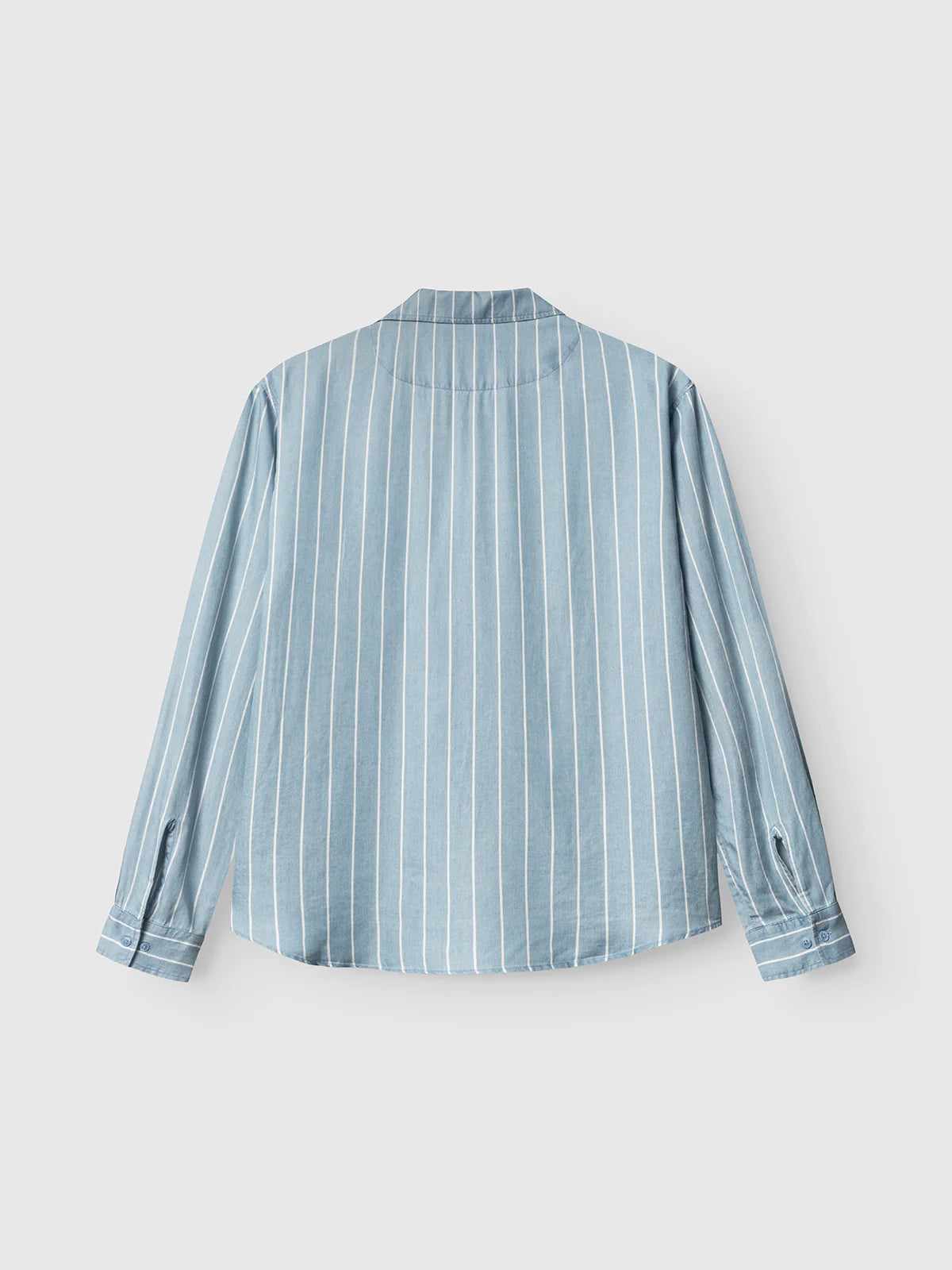 GABtimo Resort Stripes LS Shirt - Lt. Blue Denim