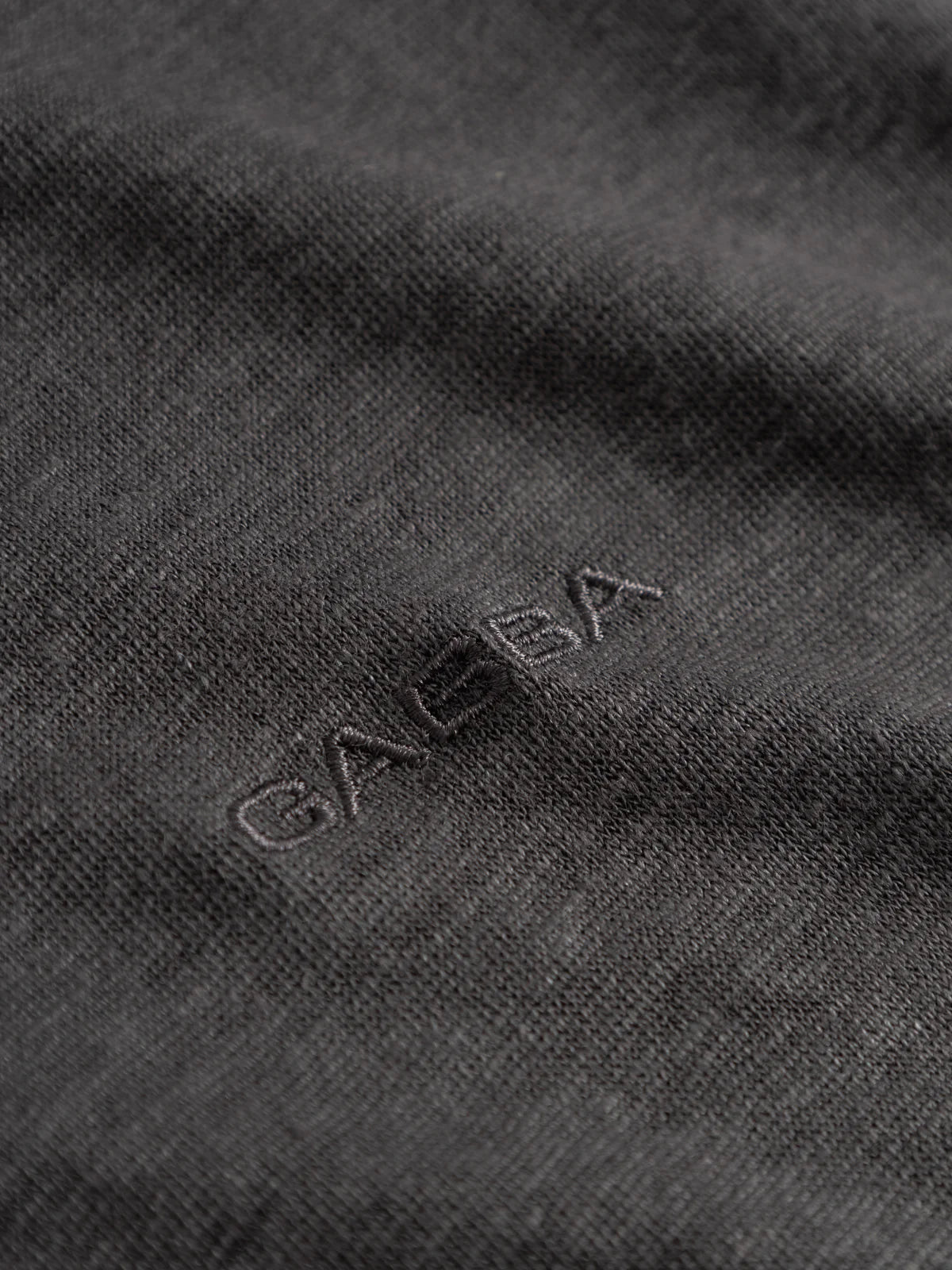 GABdune Linen SS T - Pirate Black