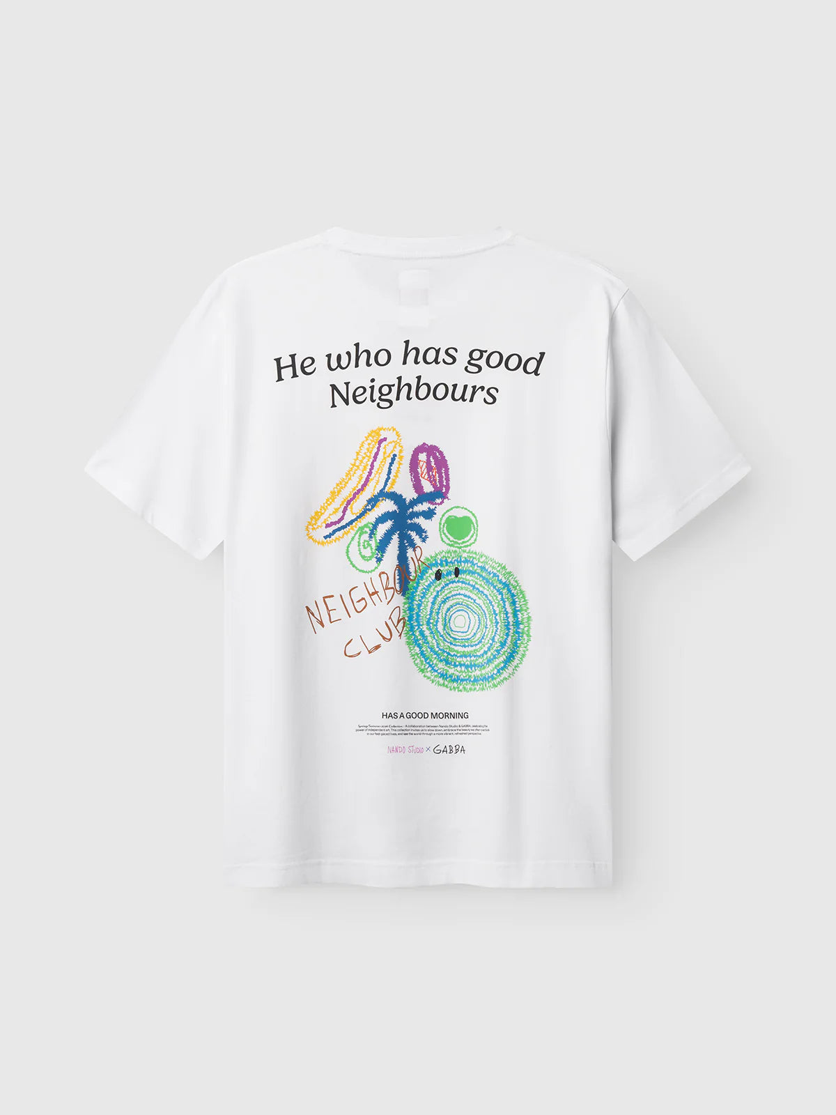 GABnigel Nando SS T - White
