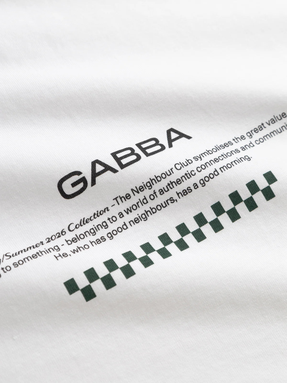 GABnigel Boxy NBH SS T - White
