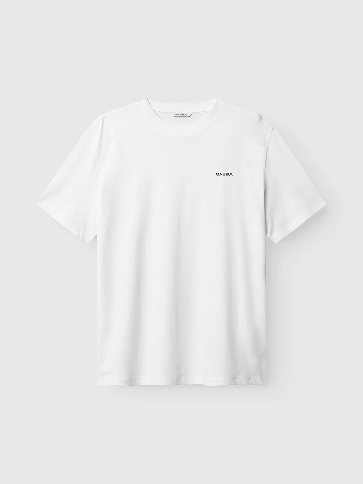 GABnigel Boxy Logo GOTS SS - White