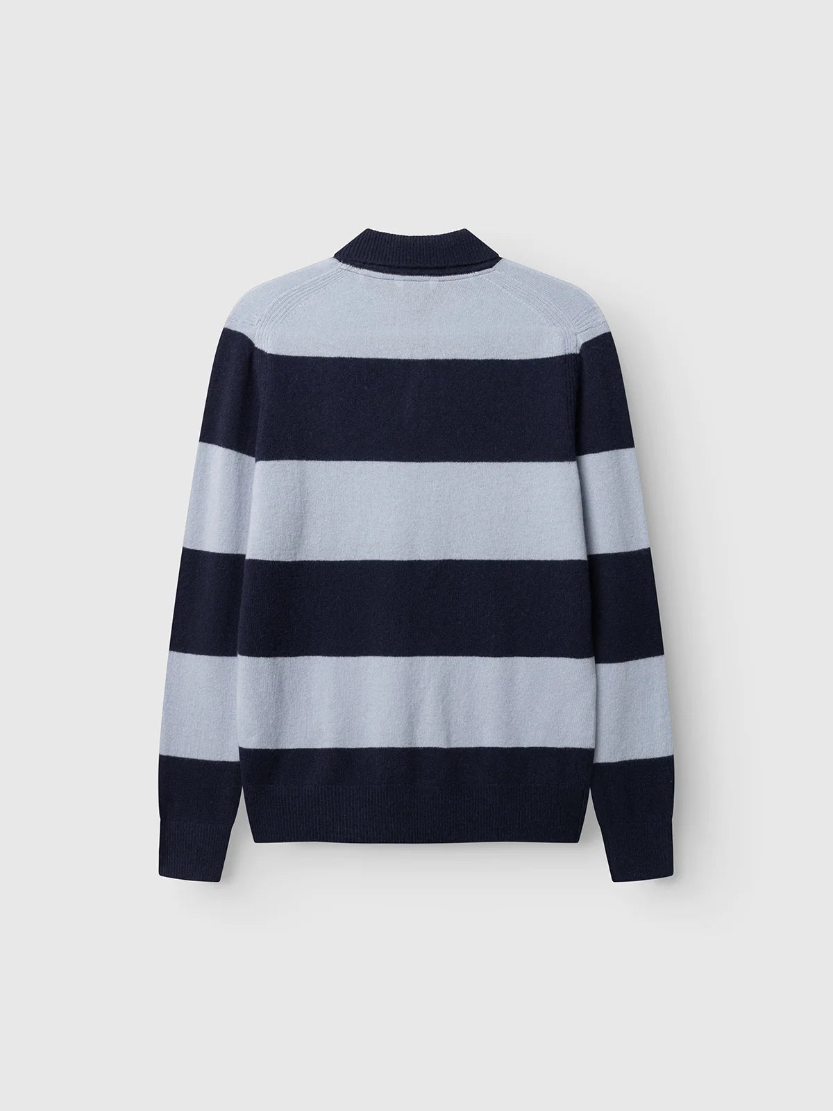 Gabba GABworren Polo Stripes Aico LS Knit Navy Stripe