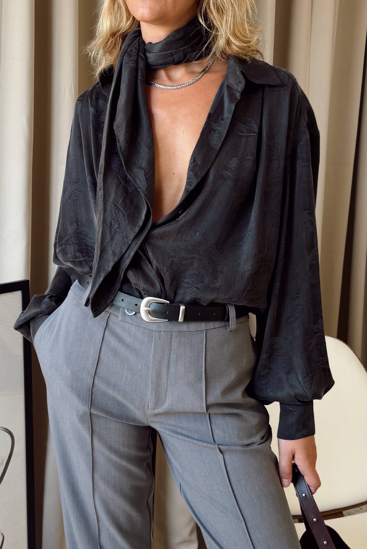 INNER VOICE SHIRT - ANTHRACITE