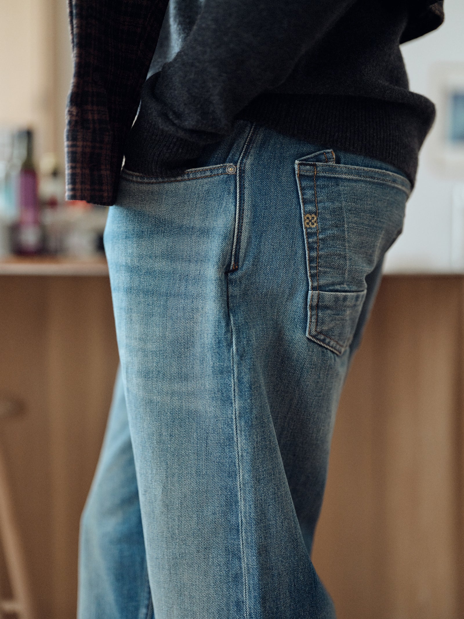 Gabba GABsenna Wolv Jeans Dark Blue Denim