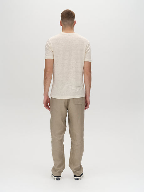 Duke Linen SS Tee - Birch