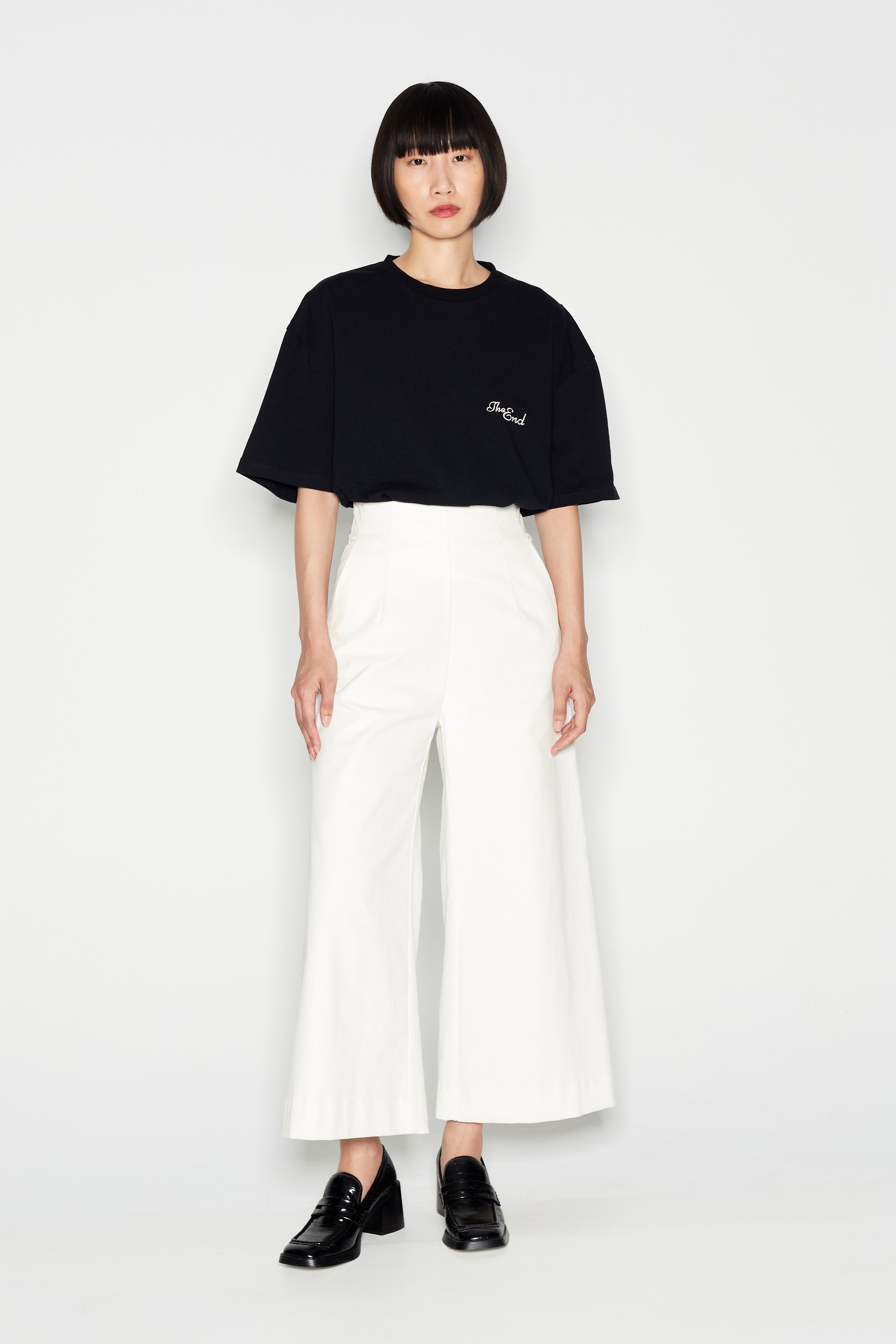 POP-CORN LOVER TROUSERS OFFWHITE