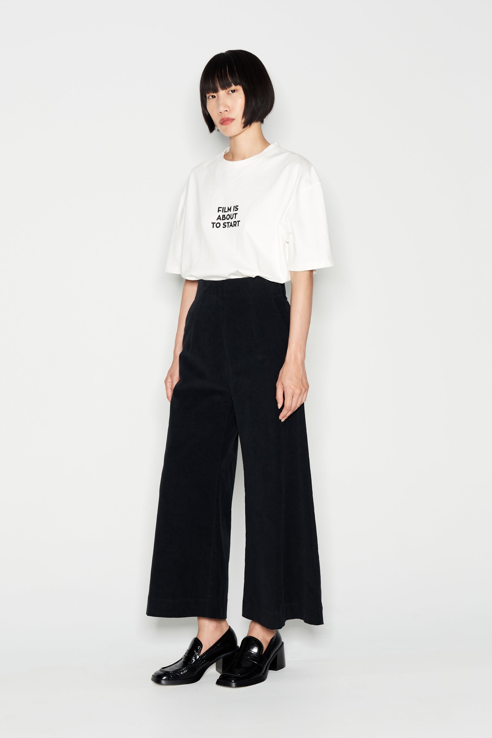 POP-CORN LOVER TROUSERS BLACK