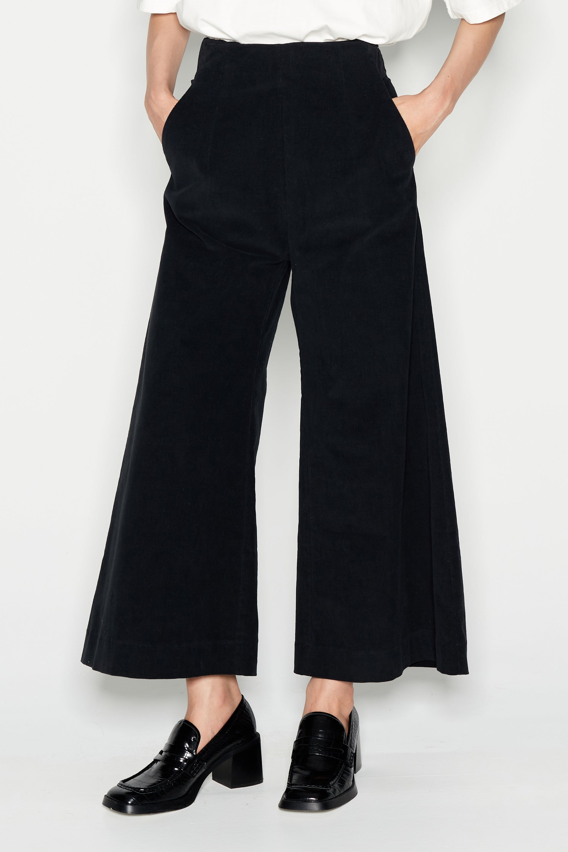 POP-CORN LOVER TROUSERS BLACK