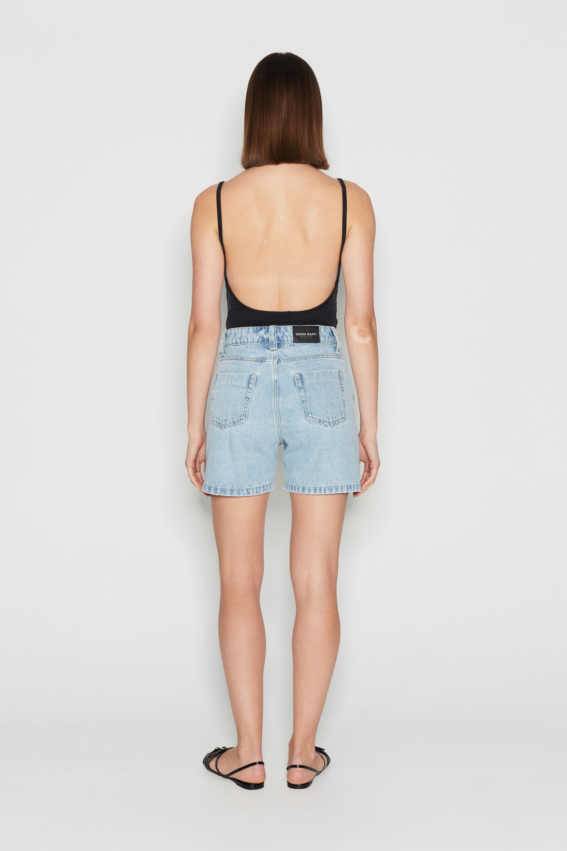 AQUAMARINE DENIM SHORTS