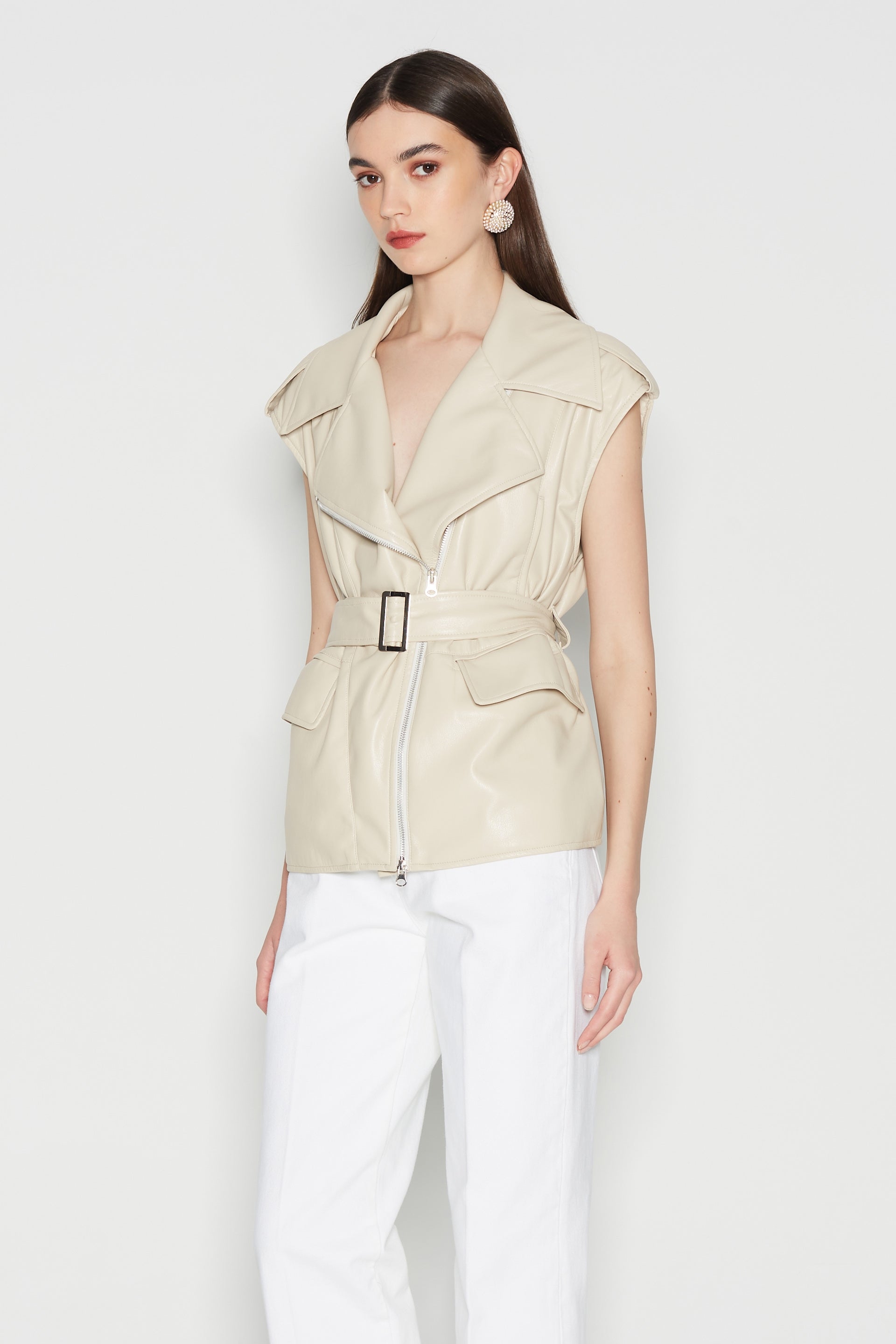 SOFT ESCAPE ECO-LEATHER VEST