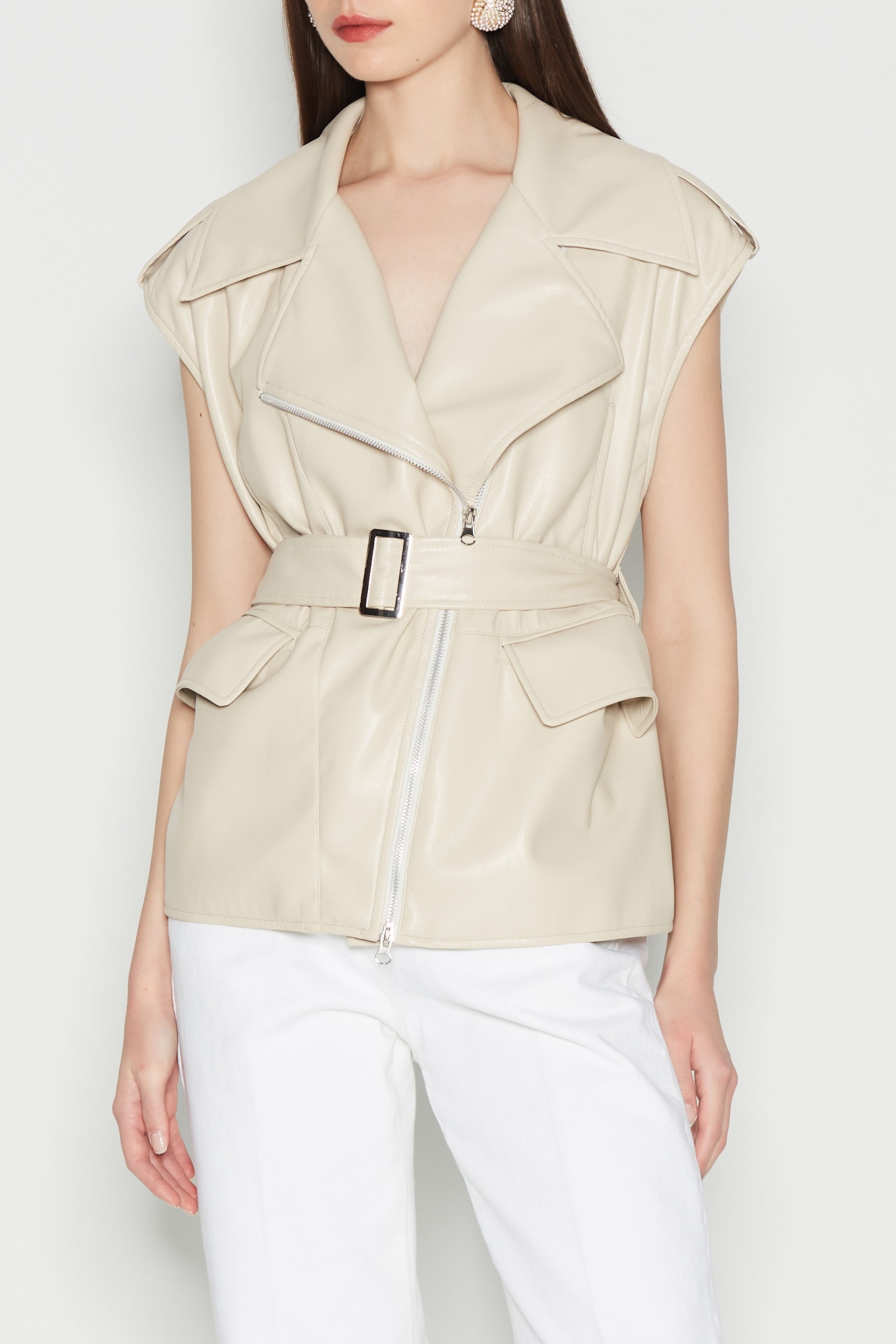 SOFT ESCAPE ECO-LEATHER VEST