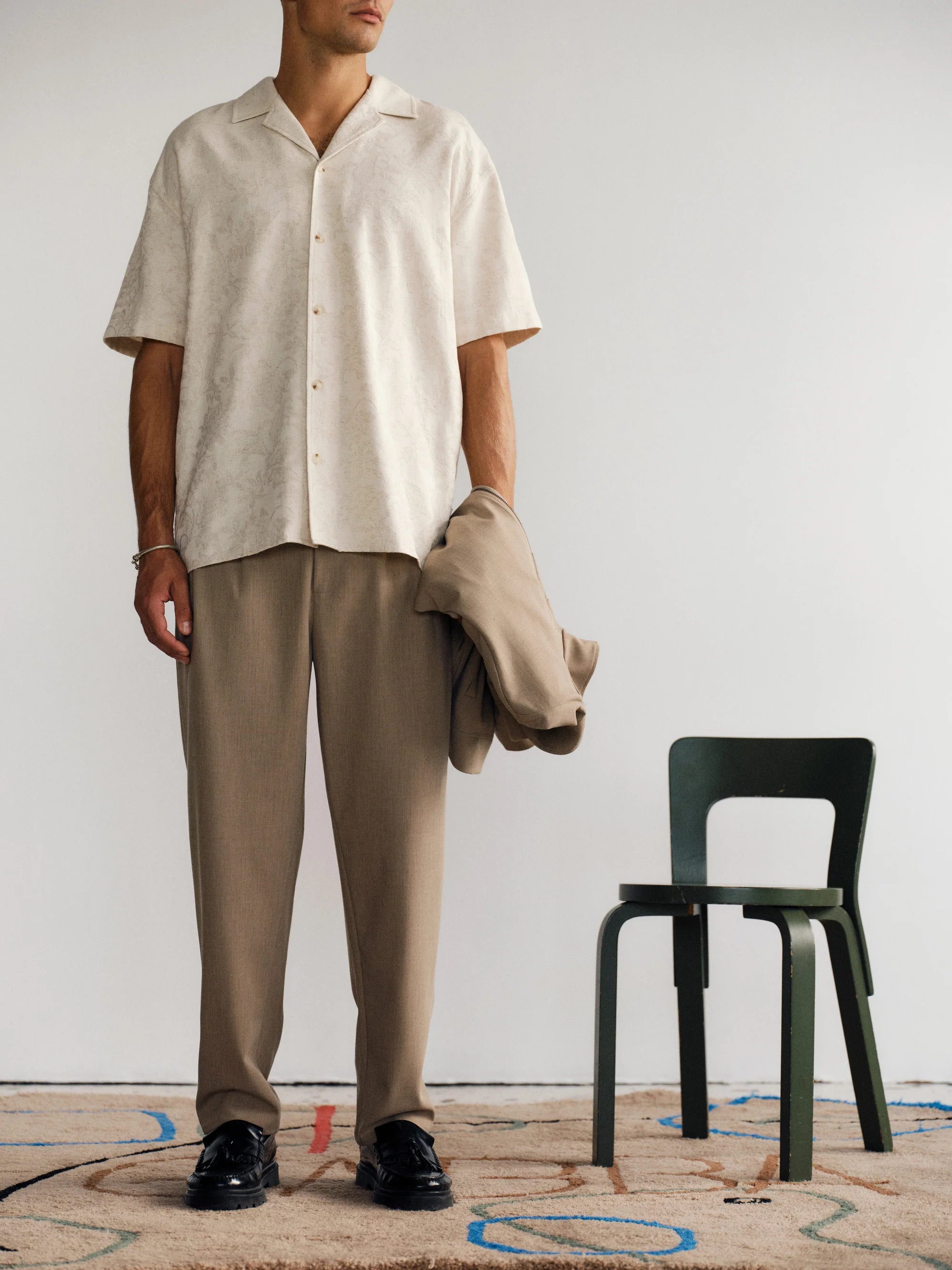 GABjens Over Resort Soft SS Shirt - Ecru