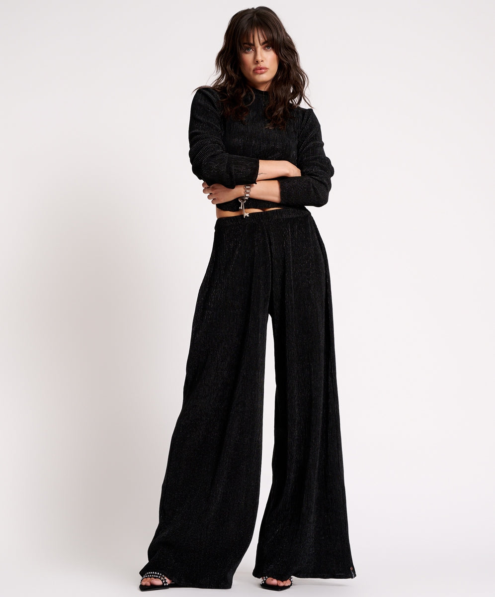 START ME UP WIDE LEG PANTS SKU:25810