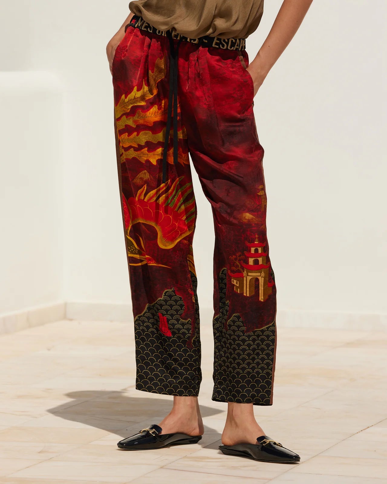 51LPORTIA - Portia Pants - Red