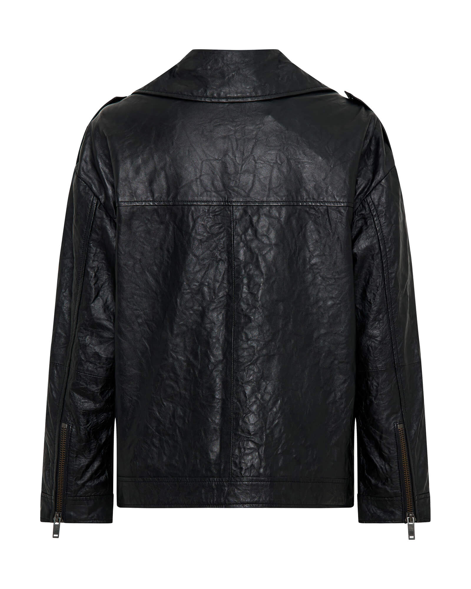 BOYFRIEND LEATHER BIKER JACKET