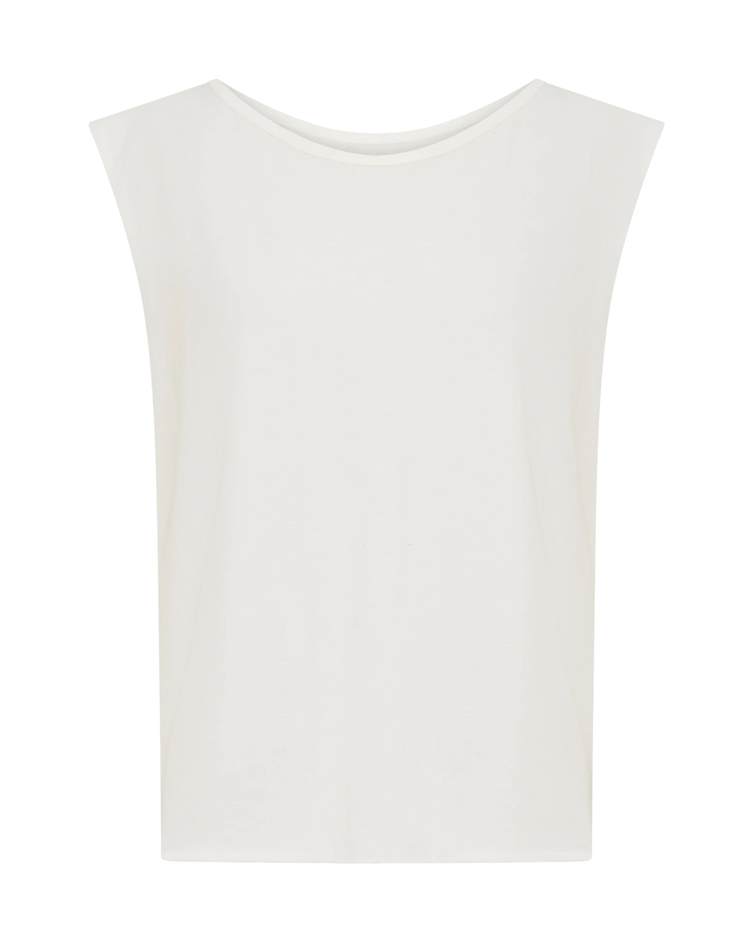 27453 - Plain White Vintage Tank - White