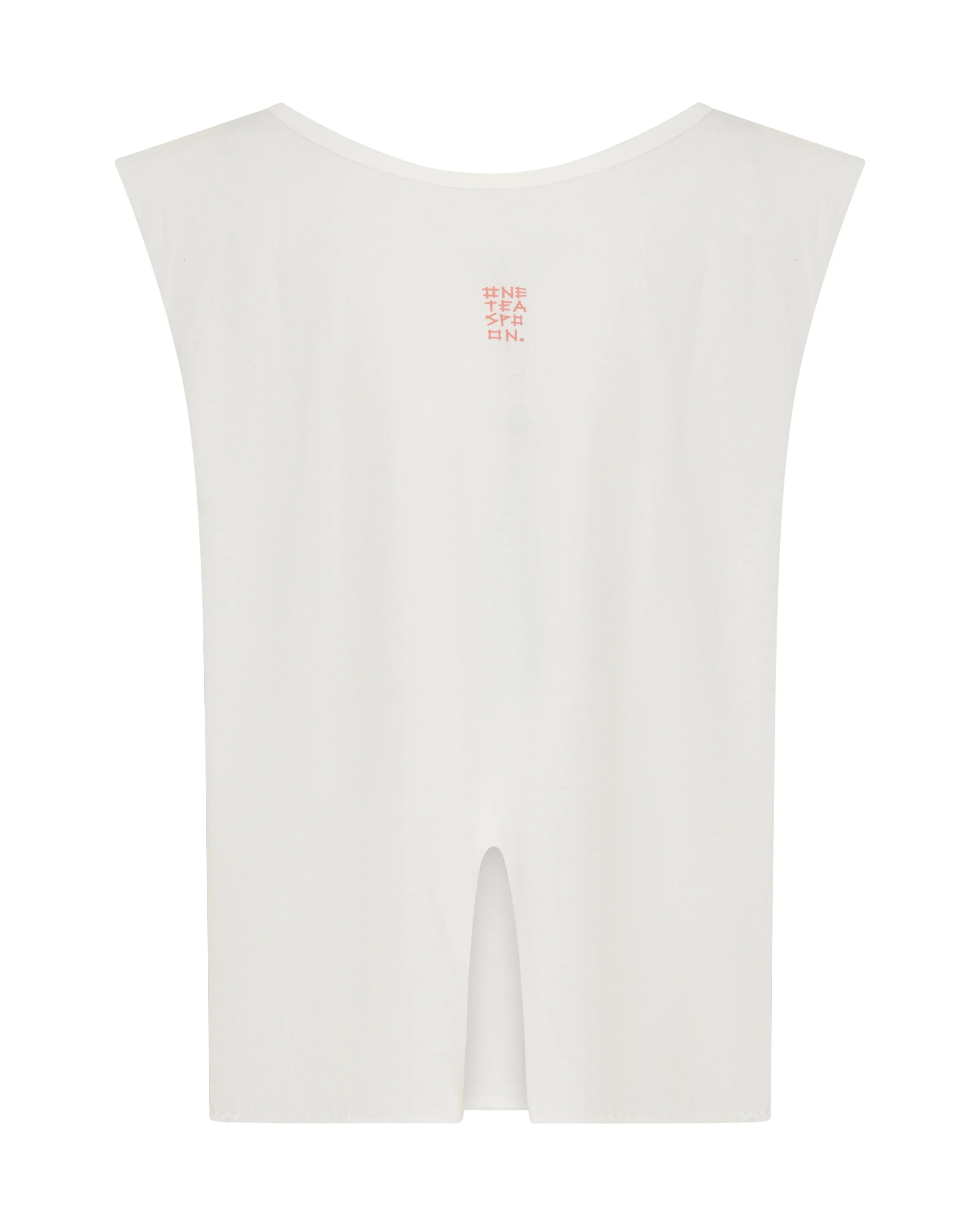 27453 - Plain White Vintage Tank - White