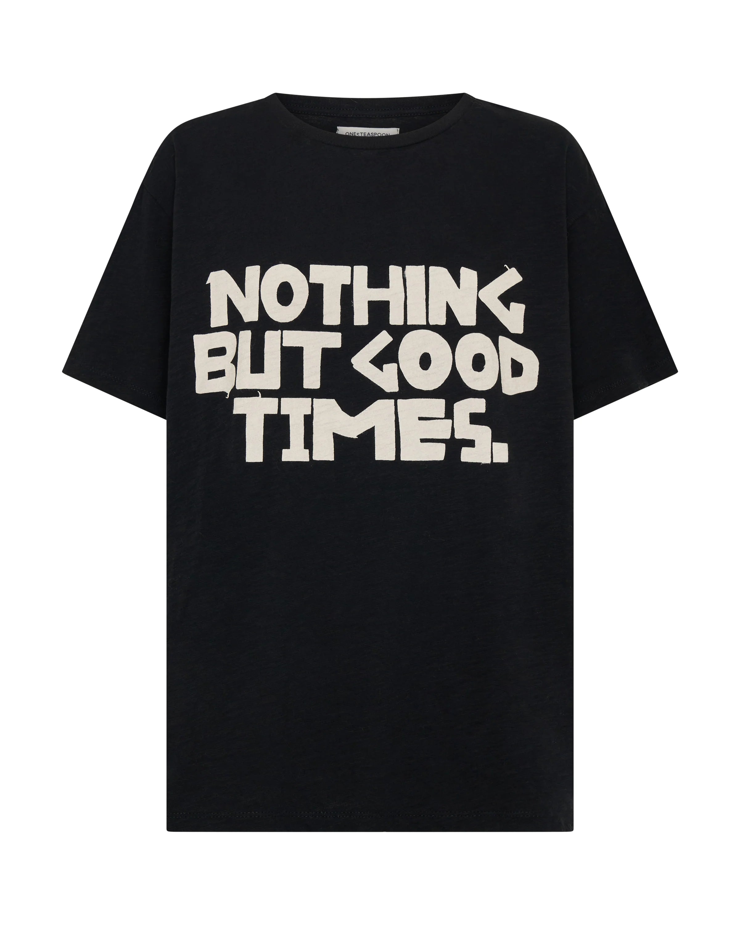 83L27540 - 25th Anniversary Good Times Boyfriend Tee - Black