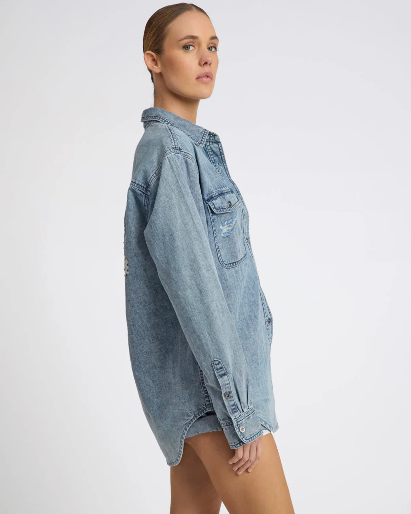 27577 - 25th Anniversary Limited Edition Everyday Studded Denim Shirt - Salty Dog