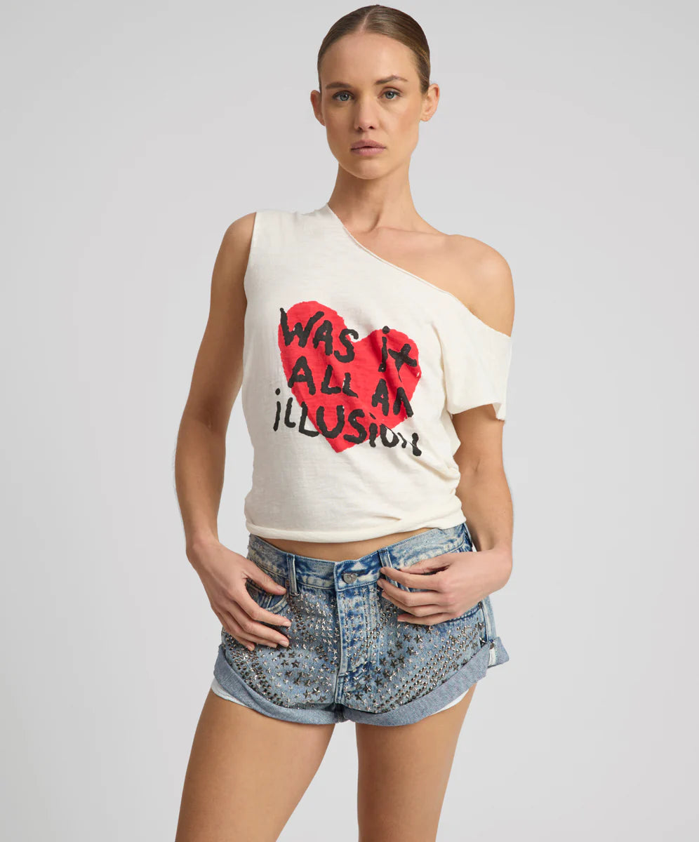 83L27579 - 25th Anniversary Was It All An Illusion Tee - White