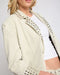 Silver Storm Studded Blazer - Antique Khaki
