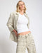 Silver Storm Studded Blazer - Antique Khaki