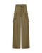 One teaspoon Elemental High Waist Tencel Cargo Pants - Khaki
