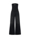 One teaspoon Dark Angel Strapless Wide Leg Denim Jumpsuit - Smokey Black