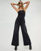 One teaspoon Dark Angel Strapless Wide Leg Denim Jumpsuit - Smokey Black