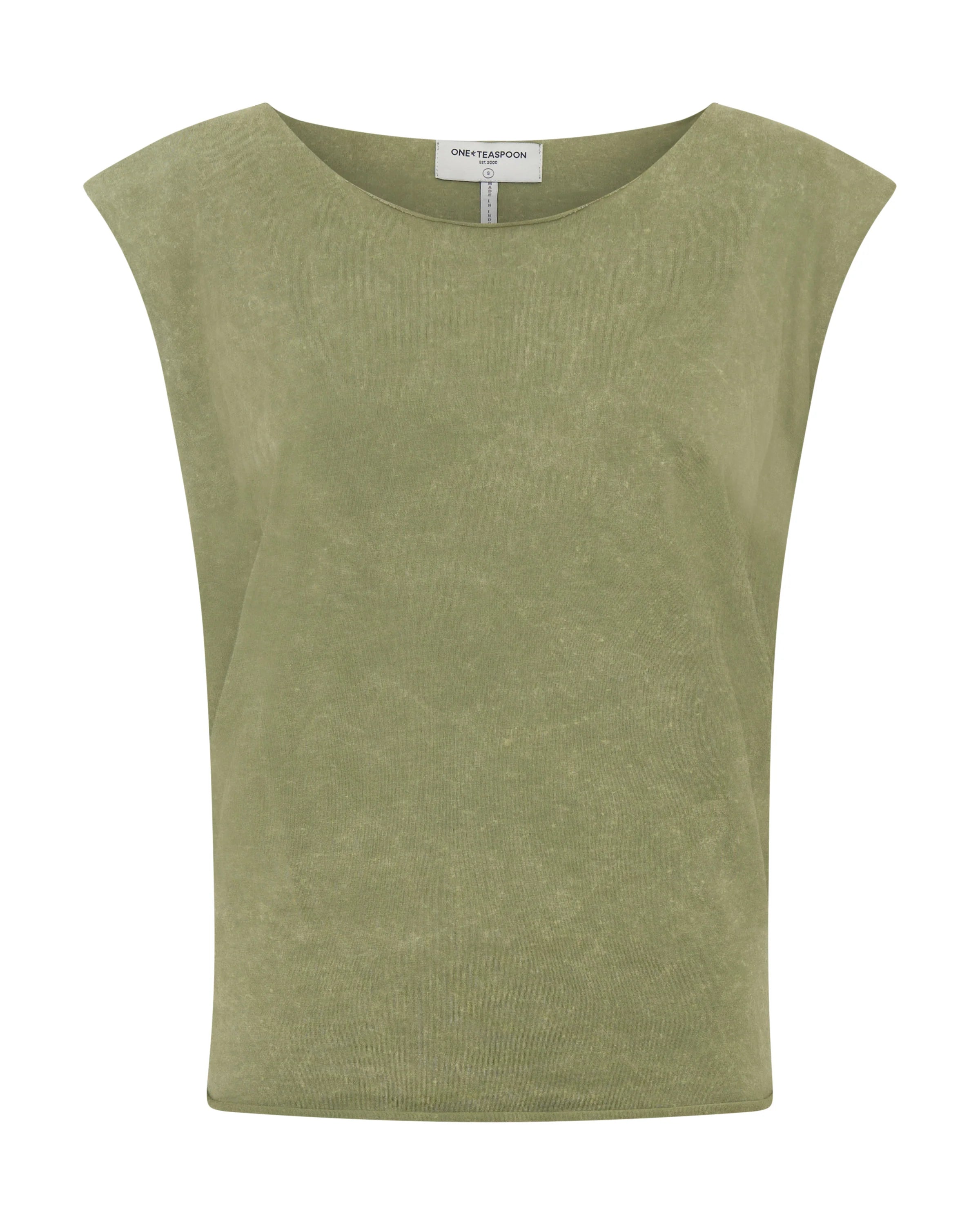 27707 - Vintage Tank Top - Khaki
